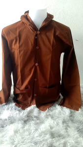 เสื้อพระ เสื่อสำหรับไส่กันเเดดทำงานพระ เสื้อเเขนยาวพระสงฆ์