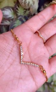 TERLARIS ✅ PERHIASAN 1 SET MODEL V VIRAL KEKINIAN FULL PERMATA BERLIAN MEWAH ANTI LUNTUR