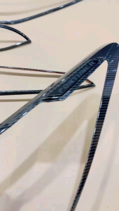 Paket Garnish Depan Belakang All New Fortuner 2020 2024 2025 Carbon Glossy .