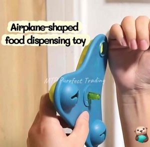 Airplane Treat Toy for Pet Toy Dog Toy Cat Toy 益智飞机款漏食宠物玩具 Mainan Snek Haiwan Pintar Bentuk Kapal Terbang