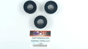 Karet Dudukan Stir KARISMA (Harga per set isi 3) - Karet Ganjal Stang Setir SUPRA X 125
