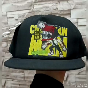 Topi Snapback anak Denji Chainsaw Man