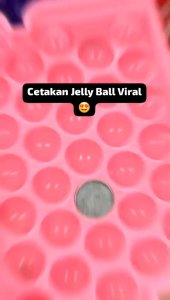 Cetakan Jelly Ball Viral Bulat 33 Besar Ice Cube Tray Mold 33 Grid Sekat Cetak Bentuk Bola Cristal / Cetakan Es Batu Jelly