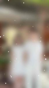 Set sơmi nam tay ngắn phối đầm nữ xếp ly nơ vai