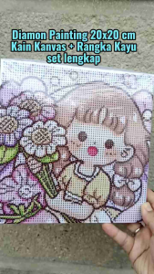 Diamond Painting full set lengkap/ DIY DIAMOND PAINTING/ melukis karakter
