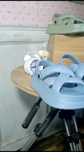 sandal wanita wedges slip on tali belakang bahan karet eva lentur dan empuk