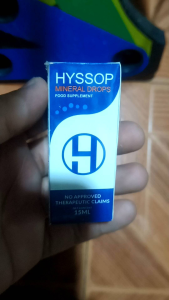 HYSSOP EYE DROP MINERALS ORIGINAL 11PCS