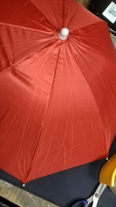Stay Dry with our Head Umbrella - Choose from Plain or Printed Designs!"