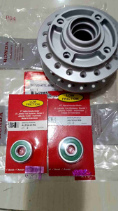 Paket Tromol Depan & Bering Honda Supra Fit New (2 Pcs) UK 6301 + 6201 AHM Original