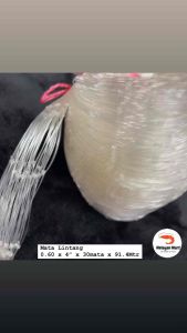 0.60 x 4” x 30Mata x 91.4Mtr(Mata Lintang)Isi Kosong/Dolphin Brand/Jaring Ikan/Fishing Net