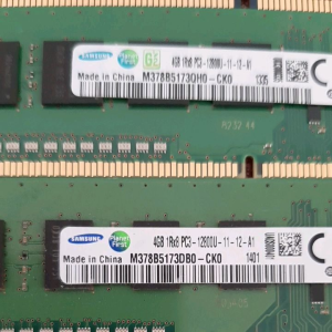 RAM PC คละแบรนด์  8 ชิพ DDR3 4GB บัส 1600MHz (มือสองสภาพดีทดสอบ Boot Windows ผ่านก่อนส่ง) ประกัน30วัน