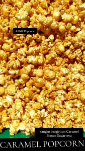 Popcorn Boom PREMIUM Rasa Caramel Brown Sugar (Karamel Gula Aren) info lengkap bisa BACA DI DESKRIPSI PRODUK MUST TRY!!!