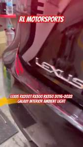 Lexus RX200t RX300 RX350 2016 - 2022 V2 Galaxy ambient RGB door inner panel dashboard light room lamp led bodykit body kit LIP RX