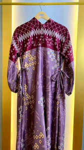 Gamis muslim wanita kekinian viral fashionable cantik terbaru 2024