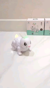 GOGO TOYS - MAINAN ROBOT ANAK KELINCI LAMPU MUSIC BISA LONCAT (669-26)