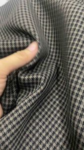 Vải Cotton Bố zích zắc màu Xám Đậm (khổ1m5)dày mềm co dãn nhẹ_may đầm váyvestcomplequầnáo kiểucvsét thiết kế...thời trang