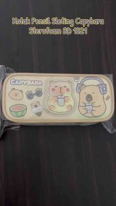 Tempat Pensil Kanvas Sleting Capybara BD 1021
