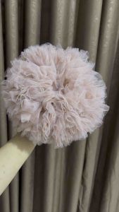 Scrunchie cepol rambut bahan soft tile premium uk jumbo uk 35 cocok untuk rambut tipis cepolan anti pusing viral