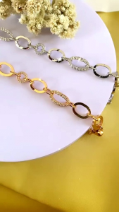 gelang rantai titanium Korean style