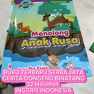 Buku Anak Cerita Dongeng Binatang (2Bahasa) - SJ Serba Jaya