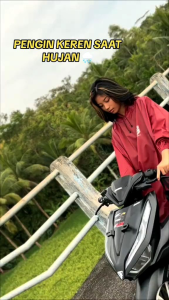 JAS HUJAN PRIA WANITA PONCO LENGAN CELANA FULL PRESS