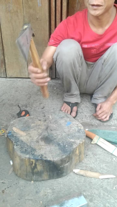 Kampak Baja Dengan Cabutan Paku Untuk Konstruksi