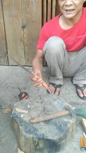 golok kecil Bahan pull bazza