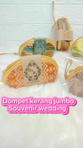 SOUVENIR DOMPET KERANG JUMBO/SOUVENIR NIKAHAN TASYAKURAN