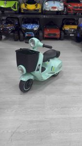 รถแบตเตอรี่เด็ก 2มอ รถไฟฟ้าเด็ก เวสป้าเด็ก เด็ก No.1115