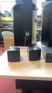 [1 Set] 50W Public Address Amplifier + 2.5‘’ Wall Mounted Speaker GW Acoustic FT-603 For Cafe