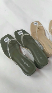 Sandal Wanita Heels Jepit Jeli 5 Cm Murah AR 10