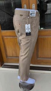 ALEXIS Celana Panjang Formal Pria Bahan Dasar Katun Kanvas Non Street