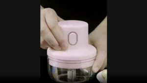 Mini wireless household meat baby food supplement cooking machine kitchen electric garlic masher/无线家用绞肉机