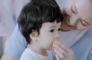 Baby cartoon silicone pacifier set + chain combination