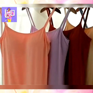 Adjustable Strap Camisole Casual Vest Women Built in Bra