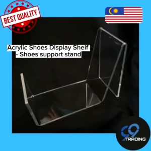 [Ready Stock !!!] Acrylic Shoe Display Shelf – Transparent Support Stand for Sneakers & Shoes