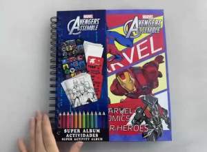 hunters spider Album coloring book w/ sticker set