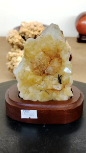 High Gred Brazil Citrine Cluster Ornament CD70