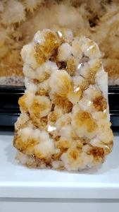Super High Gred Brazil Big Teeth Citrine Cluster Ornament CD42