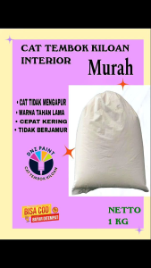 1 KG Cat Tembok kiloan murah kualitas SPR by DnZ Paint