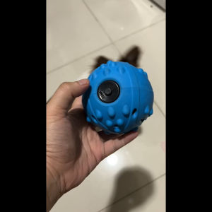 Rechargeable Dog Ball Toy Electric USB Rolling Bouncing Bark Sound Rotating Squeak Wobble Wag Type-C Interactive Dog Ball Toy Electric USB Rechargeable Automatic Rolling Moving Bouncing Ball with Barking Sound Smart Rotating Ball Electric Squeaky Wobble