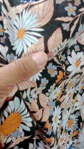 Bahan Kain Linen Barbies Motif Premium Harga Persetengah Meter .04