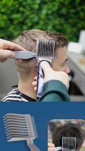 Lược cắt tóc thông minh - giúp cắt nhanh chính xác.