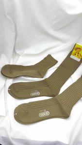 ถุงเท้าสีกากี Carson สำหรับลูกเสือ แม่เสือ พ่อเสือ ลูกเสือครู ผ้านุ่ม ใส่สบาย