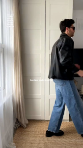 Jaket Kulit Pria Kualitas Tinggi & Stylish