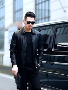 Jaket Kulit Pria Bikers Motor Terlaris / Jaket Casual Pria Terbaru