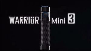 Olight Warrior Mini 3 ไฟฉายพกพาแบบชาร์จไฟได้ สวิตช์ 2จุด พร้อมแบตเตอรี่ 18650 3500mAh