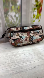 GROSIR COD Tas POUCH KOSMETIK MAKE UP RESLETING 2 OVAL