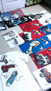 Kaos D2R Clothing Bandung Baju Pria wanita Dewasa Murah Berkualitas Bahan tebal adem lembut premium desain 3D / mobil / motor / sepeda/  kamera / binatang / gitar / musik / bendera / sepatu / aksesoris / 3 Dimensi