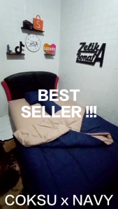Bedcover + Sprei Set POLOS MIX 2 WARNA / KOMBINASI TWOTONE Komplit 1 Set Selimut Bedcover & Sprei Set Ukuran Single / Queen / King / 120 / 160 / 180